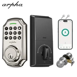 Smart Door Lock Keyless Entry Lock w/ Digital Keypad Low Battery Alert Home Security Electronic Deadbolt Easy to Install
