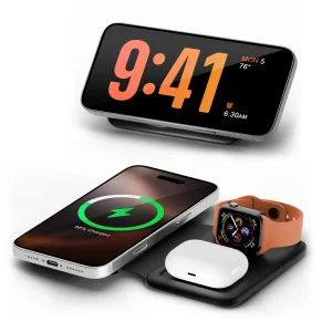 15W Wireless Chargers Magnetic 3 in 1 Foldable  Travel iPhone17 16 15 14 13 Pro Max