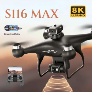 S116 MAX Drone Professional with 2 Batteries 8K Dual Camera