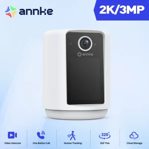 3MP WiFi Battery Powered Outdoor Security Camera Wi-Fi Indoor Smart Home With Screen Camera