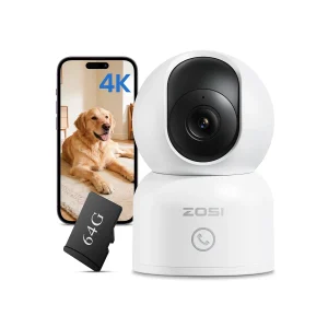 360° Smart Home Security Camera PTZ Auto Tracking Surveillance Camera