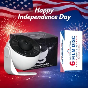 19-in-1 Galaxy Projector July 4th Patriotic Party Light