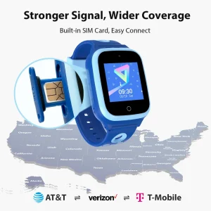 4G Kids GPS Smartwatch with Video Calling & Voice Chat - Thumbnail Image 4