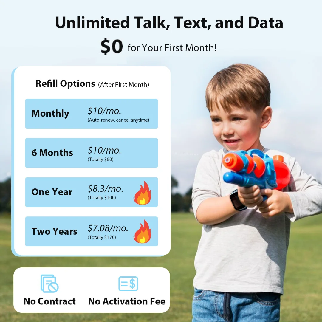 4G Kids GPS Smartwatch with Video Calling & Voice Chat - Image 5