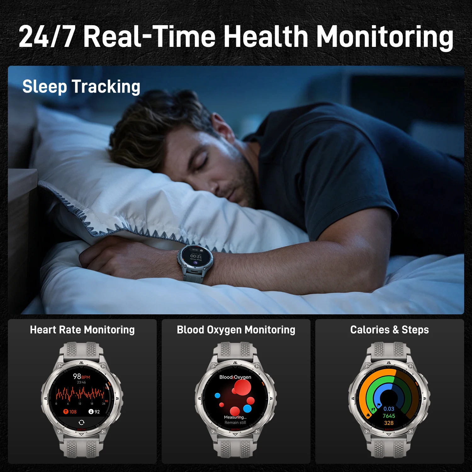 KOSPET ORB 2 Rugged GPS Smartwatch with AMOLED Display - Image 6