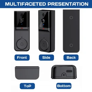 4.3″ Wireless Video Doorbell with 2-Way Talk & Night Vision — No Wi-Fi Needed - Thumbnail Image 8