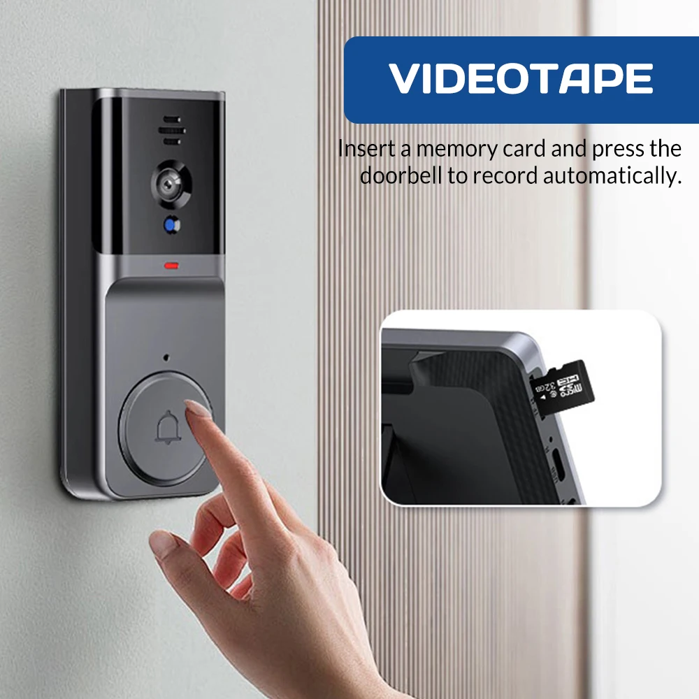 4.3″ Wireless Video Doorbell with 2-Way Talk & Night Vision — No Wi-Fi Needed - Image 6