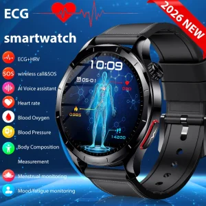 ECG+PPG Health & Fitness Smartwatch for Men and Women