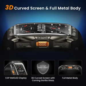KOSPET TANK X2 Rugged Smartwatch with Bluetooth Calling and AI Assistant - Thumbnail Image 5
