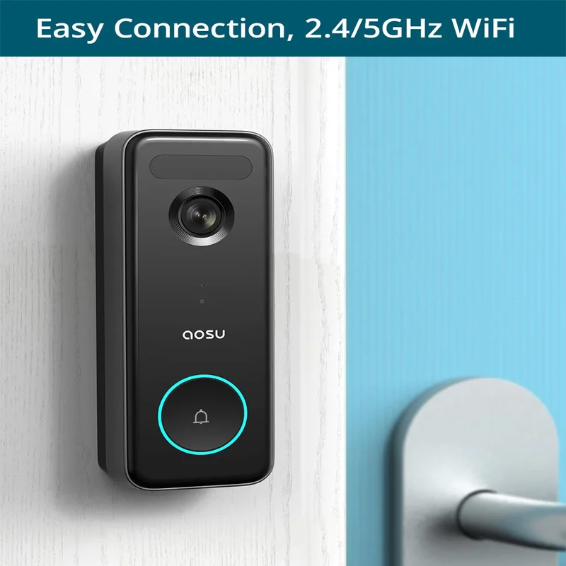 AOSU Solar Security Camera & Video Doorbell System - Image 6