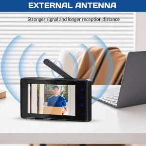 4.3″ Wireless Video Doorbell with 2-Way Talk & Night Vision — No Wi-Fi Needed - Thumbnail Image 5