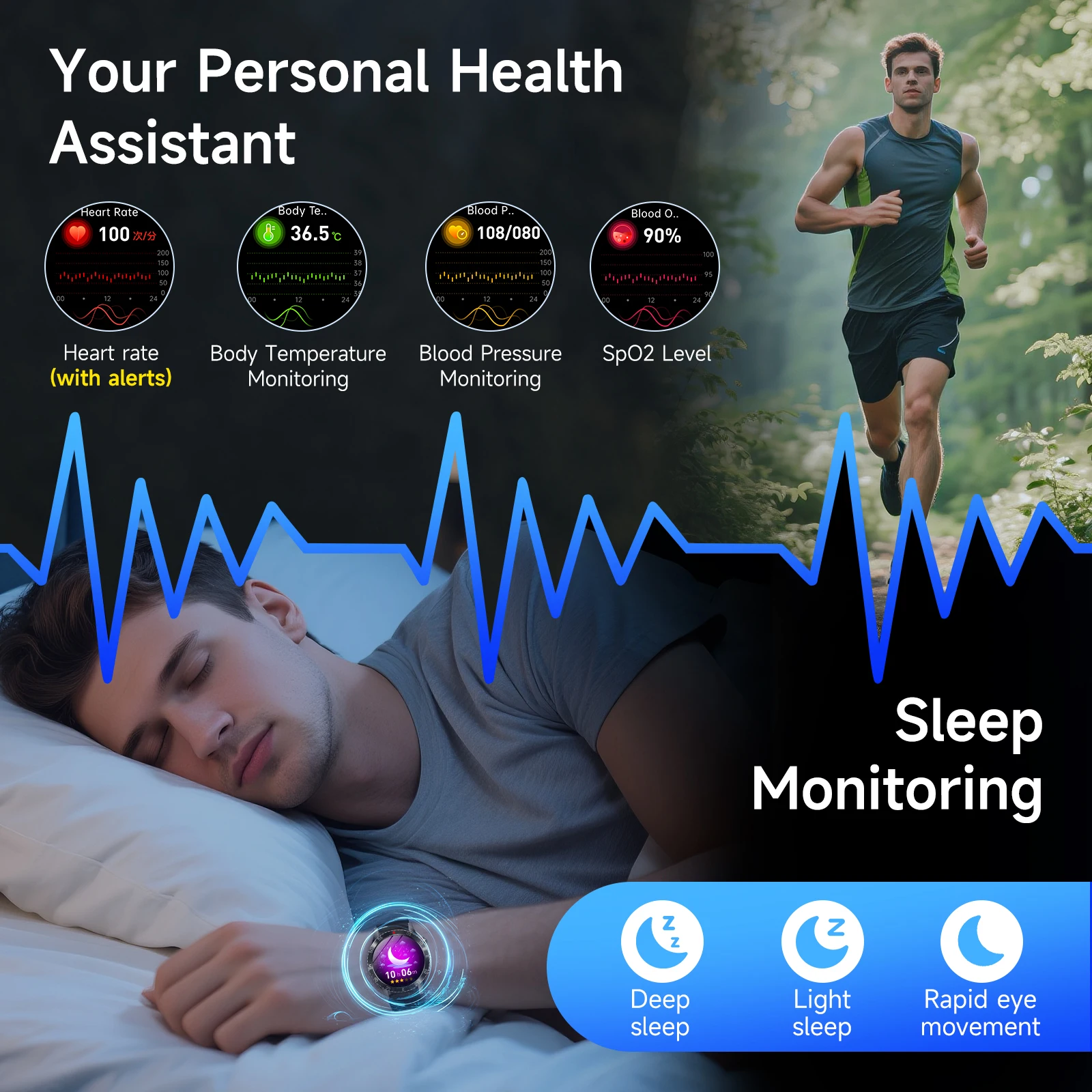 ECG+PPG Health & Fitness Smartwatch for Men and Women - Image 4