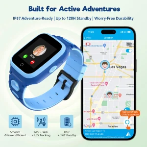 4G Kids GPS Smartwatch with Video Calling & Voice Chat - Thumbnail Image 2