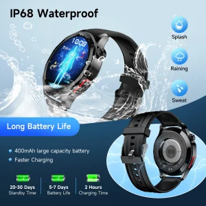 ECG+PPG Health & Fitness Smartwatch for Men and Women - Thumbnail Image 6