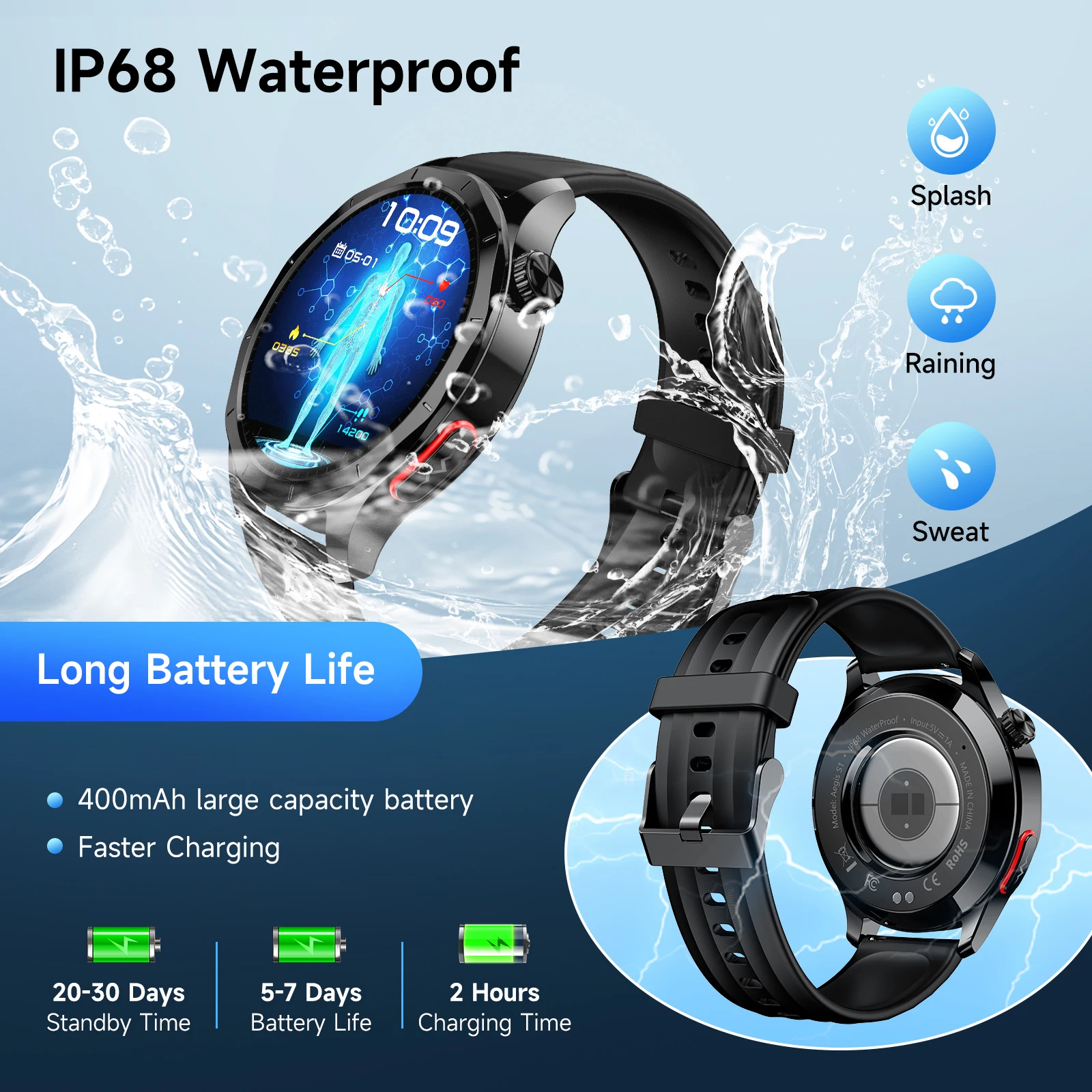 ECG+PPG Health & Fitness Smartwatch for Men and Women - Image 6