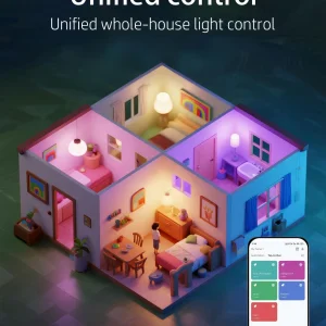 4-Pack RGB Music-Sync Smart Bulbs - Thumbnail Image 2