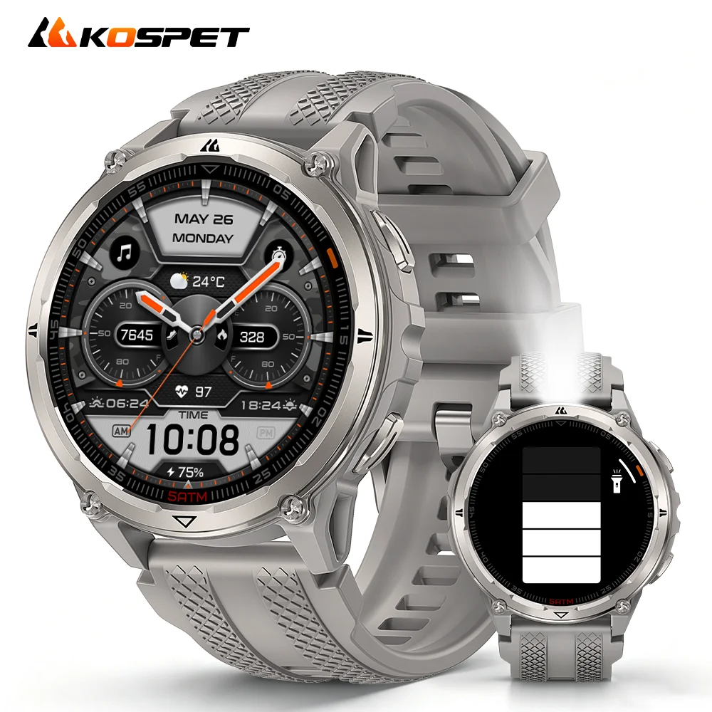 KOSPET ORB 2 Rugged GPS Smartwatch with AMOLED Display - Image 1