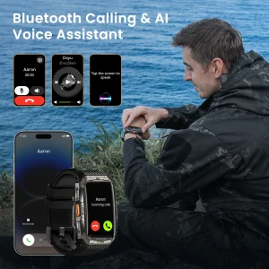 KOSPET TANK X2 Rugged Smartwatch with Bluetooth Calling and AI Assistant - Thumbnail Image 6