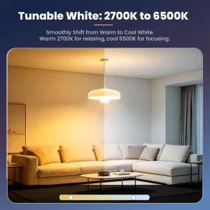 4-Pack RGB Music-Sync Smart Bulbs - Thumbnail Image 7