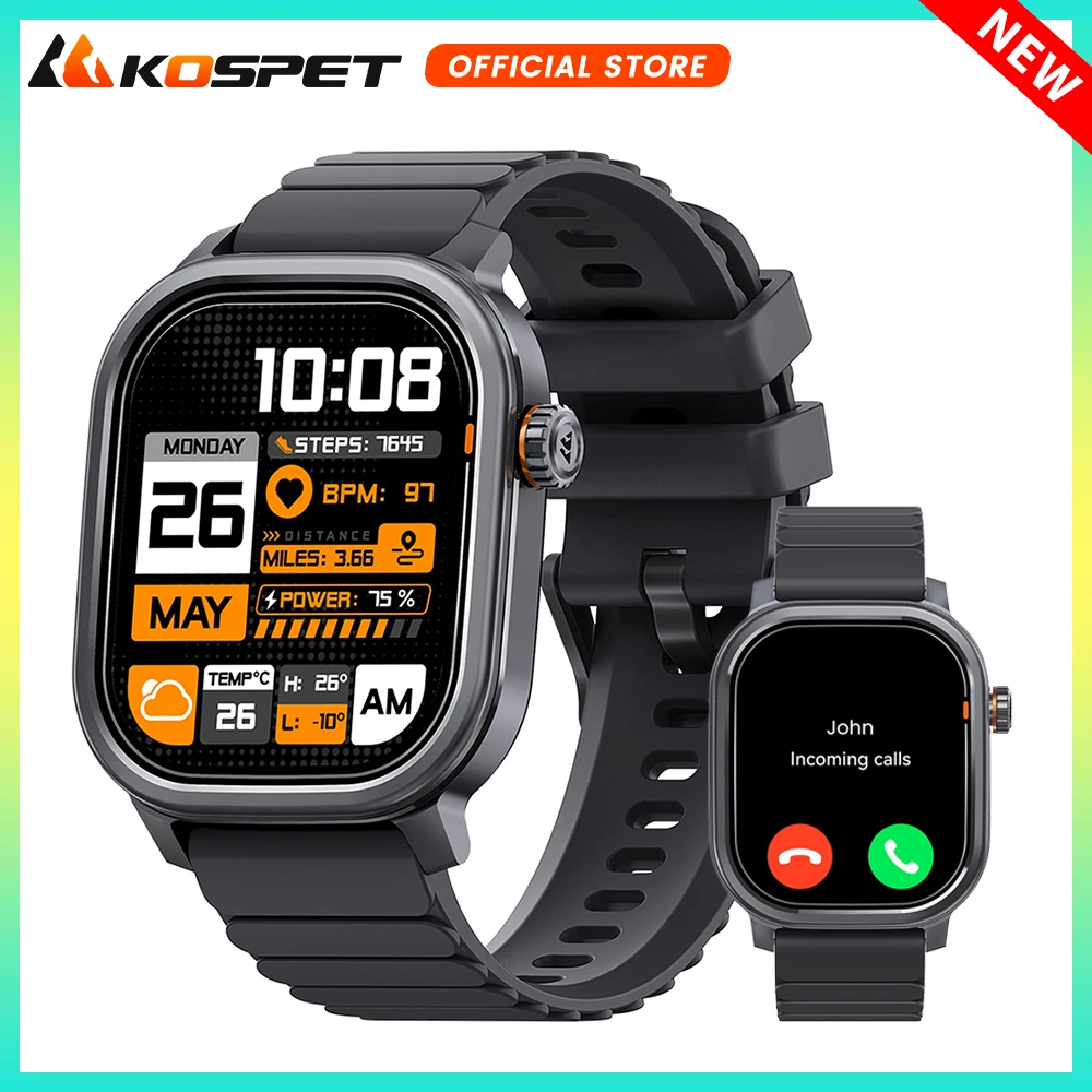 KOSPET PULSE AMOLED Fitness Smartwatch for Men and Women. - Image 1