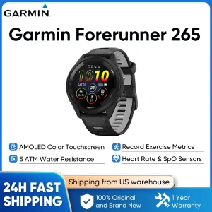 Garmin Forerunner 265 GPS Fitness Smartwatch - Thumbnail Image 3
