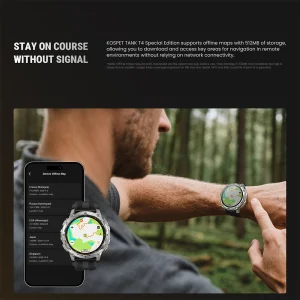 KOSPET TANK T4 GPS Military Smartwatch. - Thumbnail Image 4