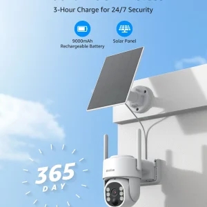 ANNKE 4MP Solar Security Camera with Human Detection, Color Night Vision & Two-Way Talk. - Thumbnail Image 9