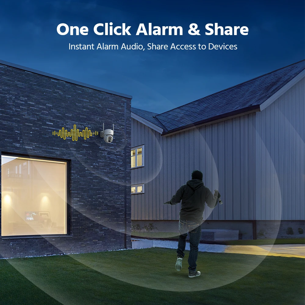 ANNKE 4MP Solar Security Camera with Human Detection, Color Night Vision & Two-Way Talk. - Image 8